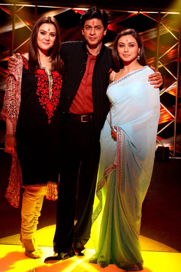 Preity Zinta, Shahrukh Khan, Rani Mukherjee