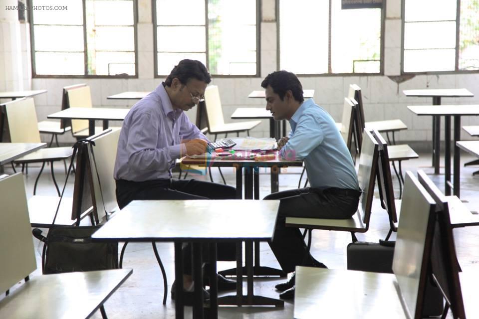 Nawazuddin Siddiqui and Irrfan Khan in a still from The Lunchbox