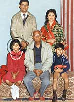 Sushmita Sen in the family picture