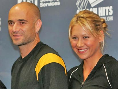 Anna with Agassi
