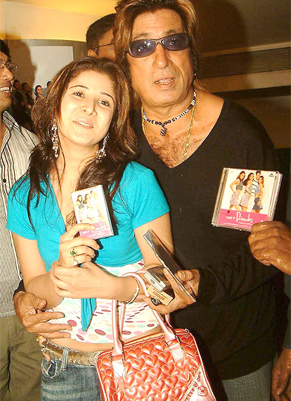 Leading lady Muskan with actor Skahti Kapoor at the music launch