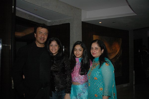 Anu Malik With Family