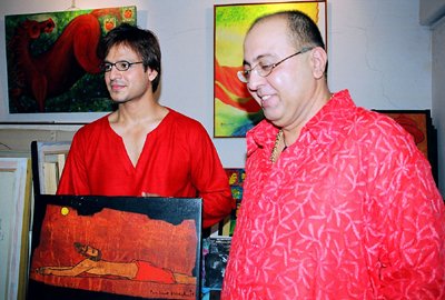Vivek Oberoi at Ashish Balram Nagpal's exhibition
