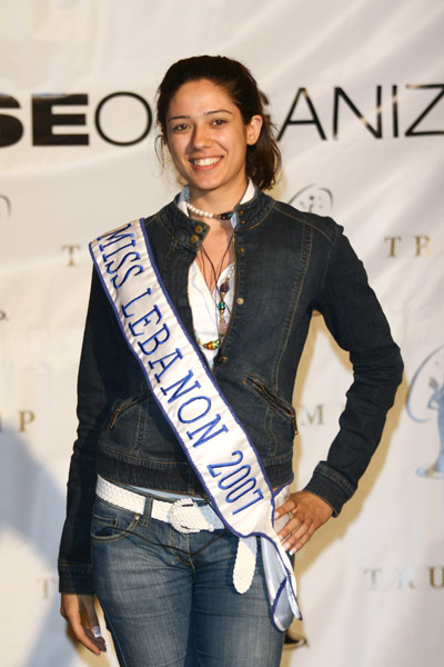 Nadine Njeim, Miss Universe Lebanon 2007-2