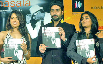 Sameera Reddy, Abhishek Bachchan and Sheena Sippy