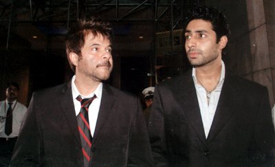 Anil Kapoor and Abhishek Bachchan