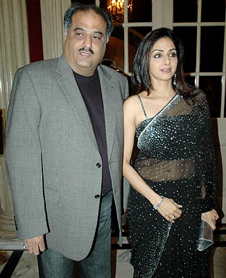 Sridevi with Boney Kapoor