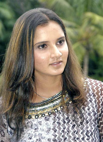 Sania Mirza poses for a photo shoot in Hyderabad.