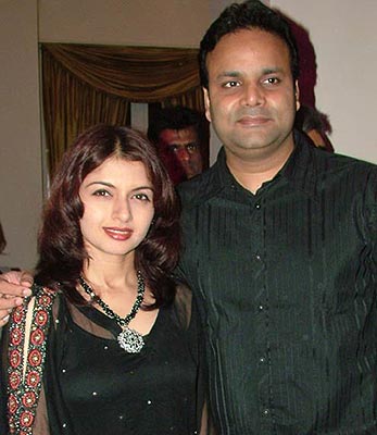 Bhagyashree with her husband