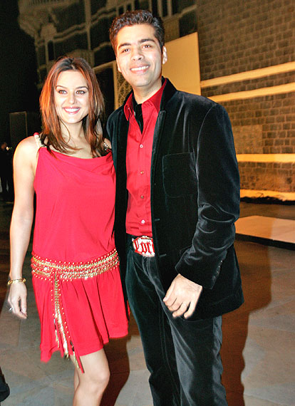 Priety Zinta with Karan Johar