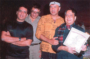 Daboo Malik with Anu and others