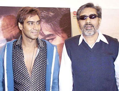 Ajay Devgan and film maker Prakash Jha