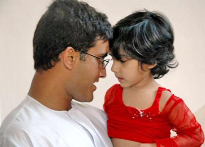 Sourav Ganguly with daughter Sana