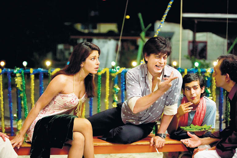 Shahrukh Khan with Priyanka Chopra