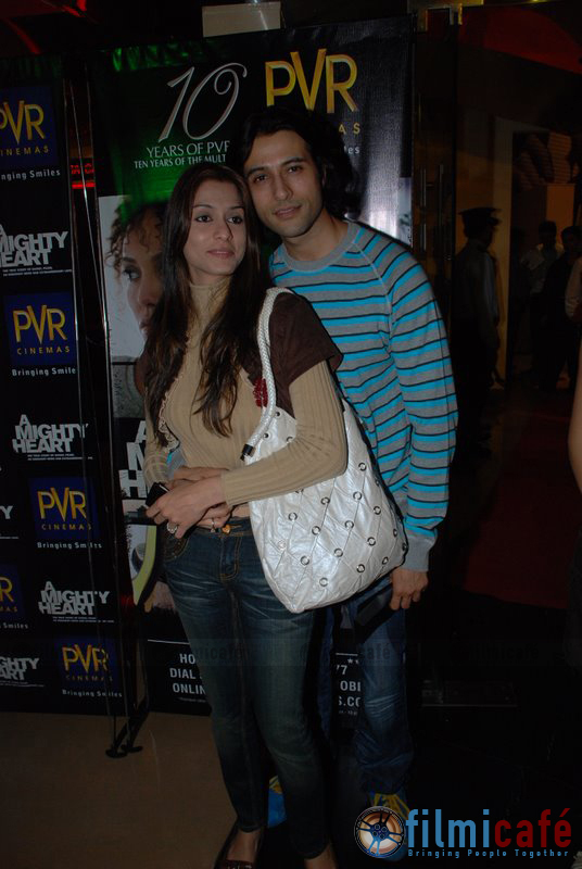 Apurva with wife
