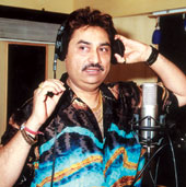 Kumar Sanu Durring Recording