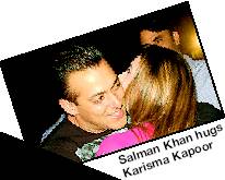 Karishma Kapoor and Salman Khan