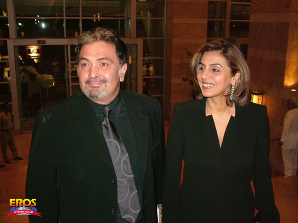 Rishi Kapoor and his wife
