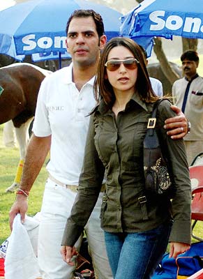 Karishma Kapoor with her husband