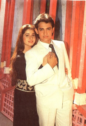 Neelam Kothari and Aamir Khan