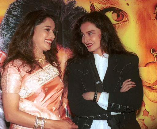 Madhuri and Rekha