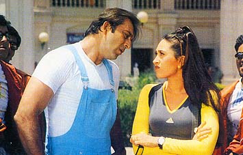 Karishma Kapoor and Sanjay Dutt