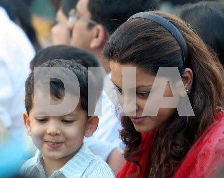 Juhi and her son