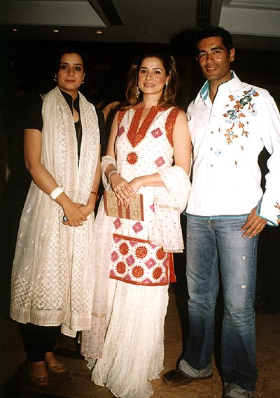 Neelam Kothari and Manish Malhotra