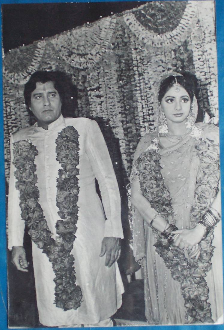Sridevi with Vinod Khanna