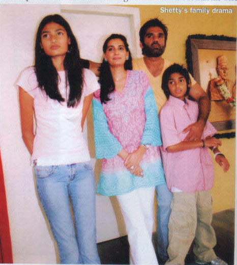 Sunil with his family