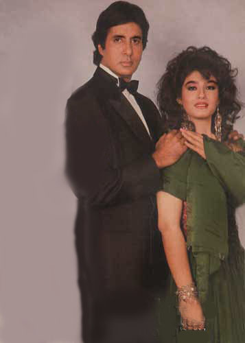 Amitabh & Raveena