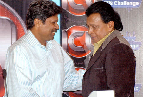 Mithunda with Kapilda at launch of ICL