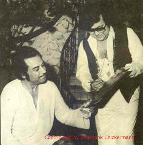 Bappi Lahiri and Kishore (Contributed by Shashank Chickermane)