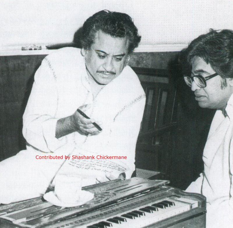 Hridyanath Mangeshkar and Kishore (Contribution Shashank Chickermane)
