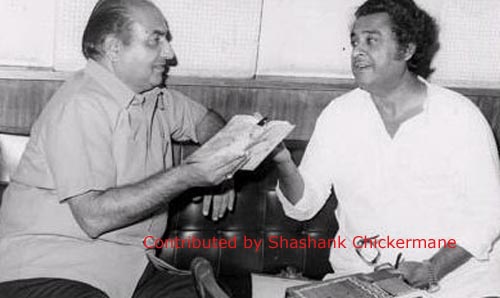 Mohd Rafi and Kishore (contributed by Shashank Chickermane)