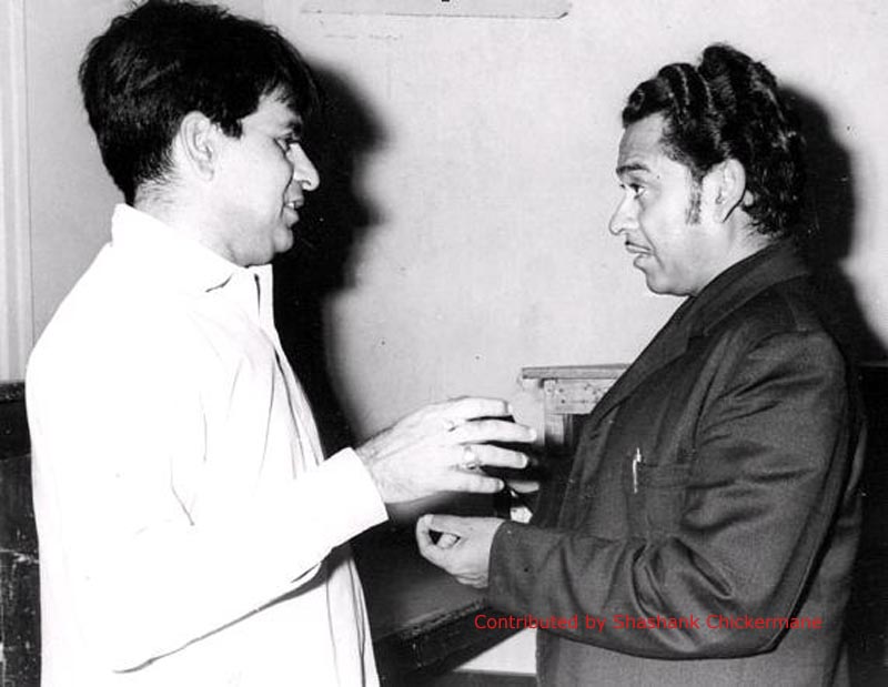 Dilip Kumar and Kishore (contributed by Shashank Chickermane)