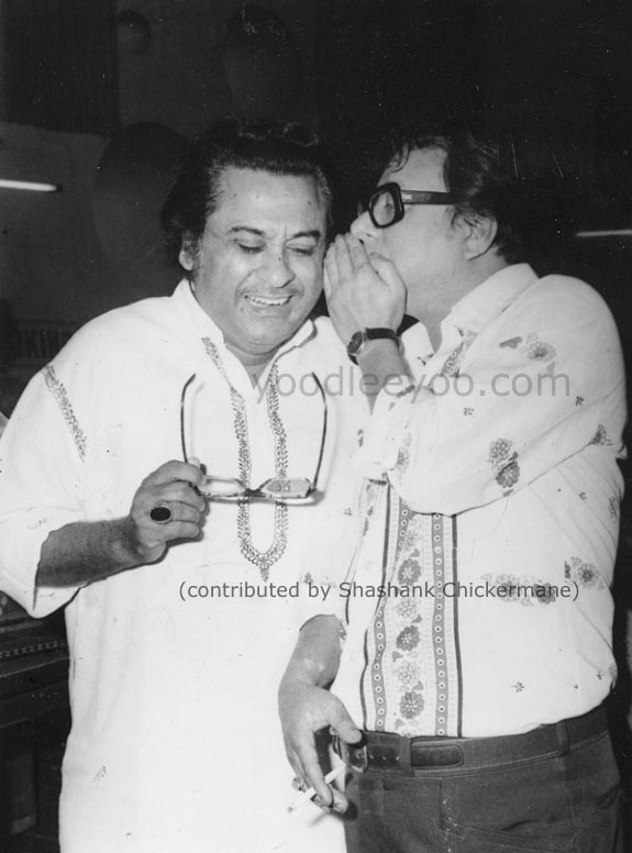 Kishore and Pancham exchanging  a secret?  (Contributed by Shashank Chickermane)