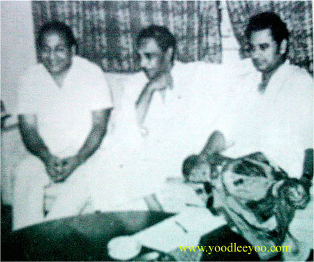 Mohd Rafi, Ashok Kumar and Kishore