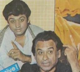 Kishoreda with his son Amit Kumar