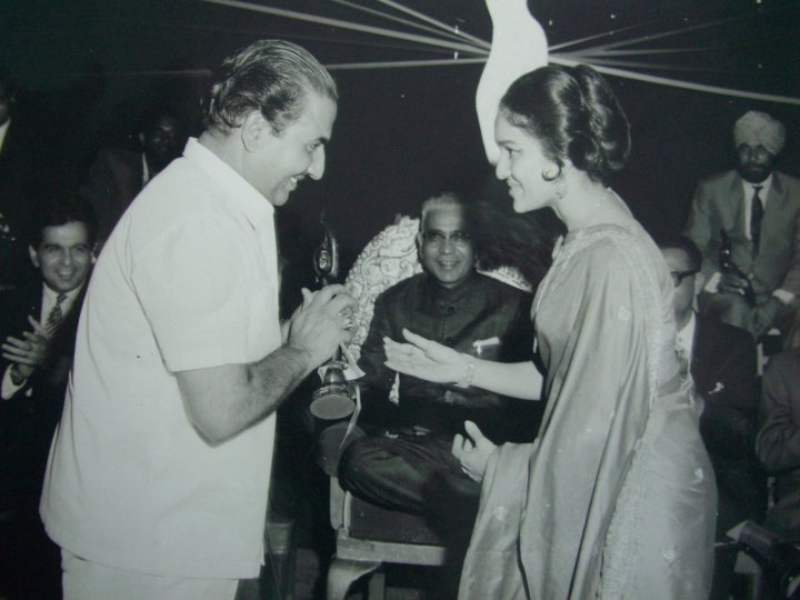 Rafi with Rajendra Kumar