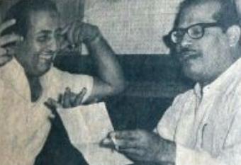Mannadey with Mohdrafi rehearsaling a song