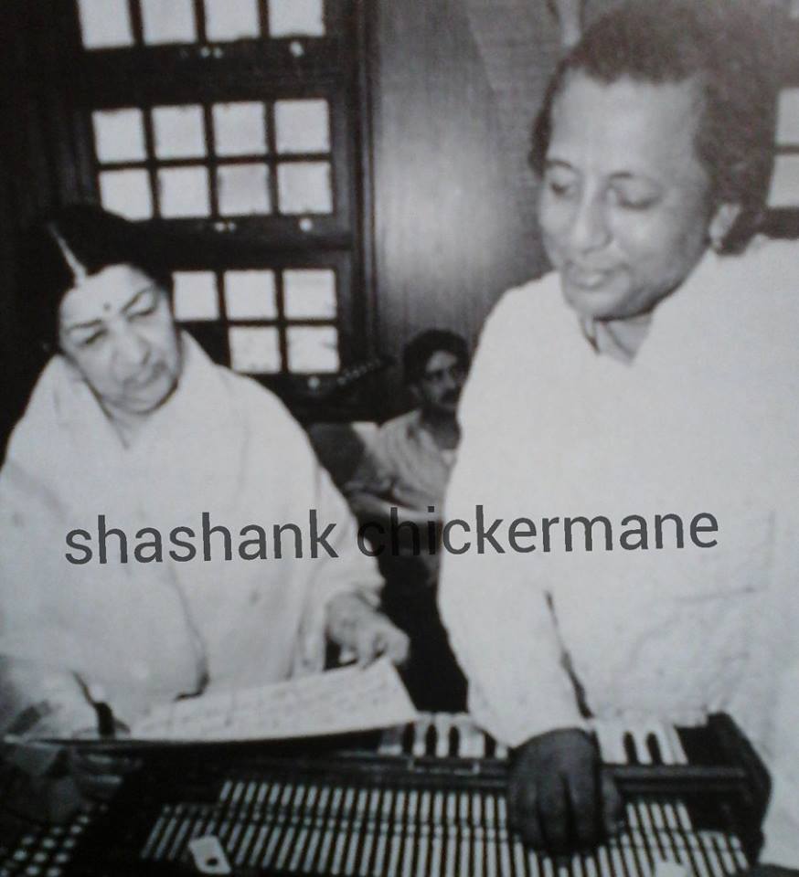 Lata with Anil Mohile