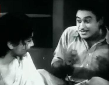 Kishoreda with Nirupama Roy in a film scene