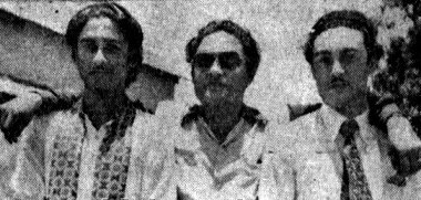 Kishoreda with his brothers Anup & Ashok Kumar