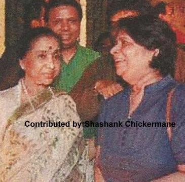 Asha Bhosale with her daughter