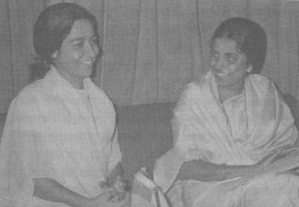 Suman with Usha Khanna
