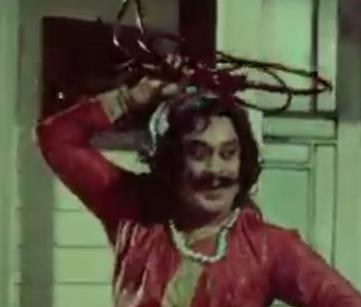 Kishoreda dancing in the song sequence in the film