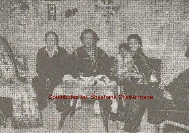 Kishorekumar with his family in Khandwa