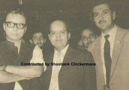 RD Burman with Roshan & Ameen Shayani