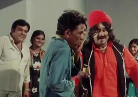 Kishoreda with others in the film scene